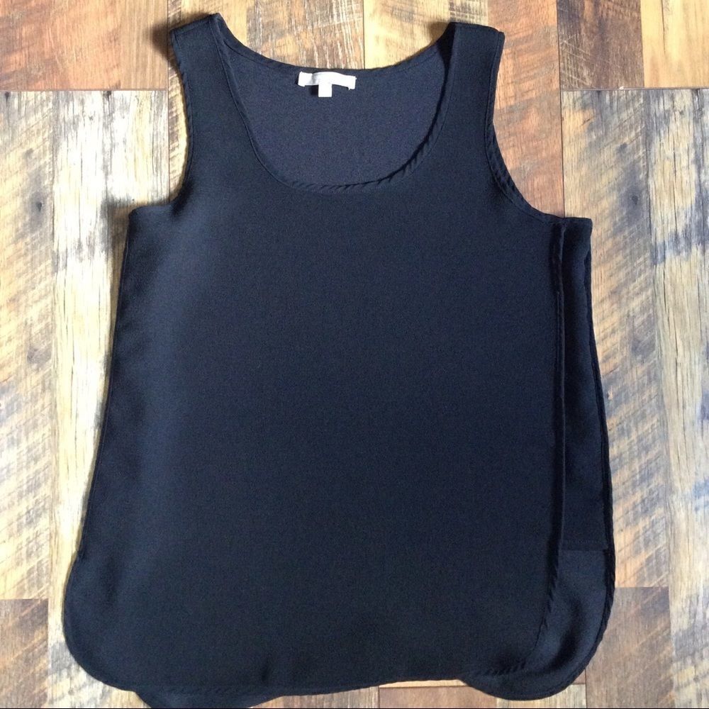 Joan Vass Women's Sleeveles Top Size S Black